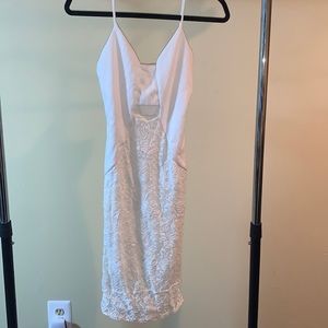 White dress size small.